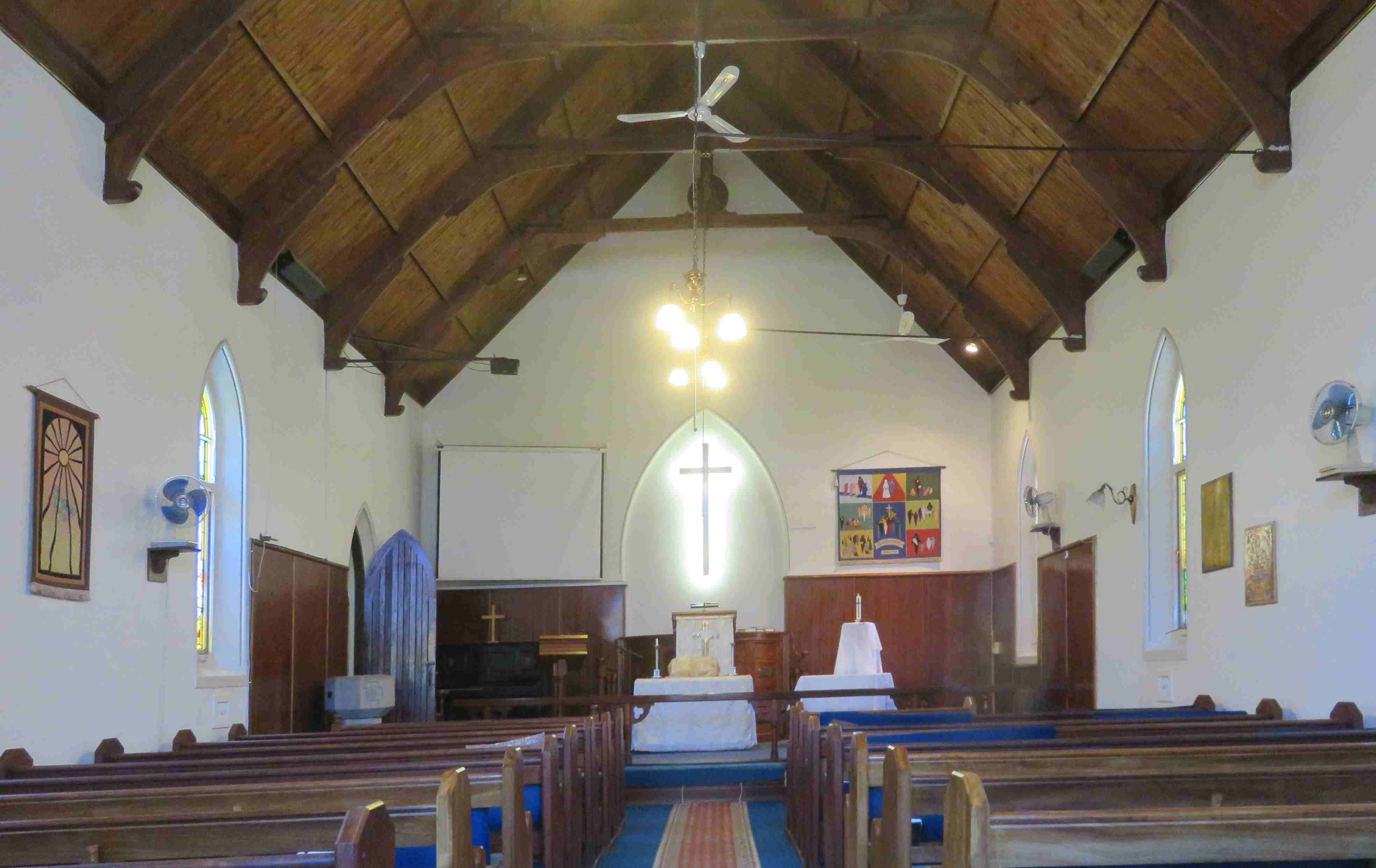 Parys Methodist church inside